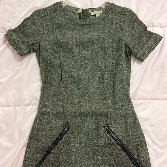 Burberry Brit Linen Wool Dress - Picture 2 of 5